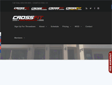 Tablet Screenshot of crossfitdescendants.com